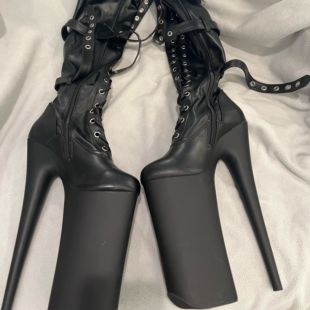 Pleaser Infinity-3028 Over the Knee Boots